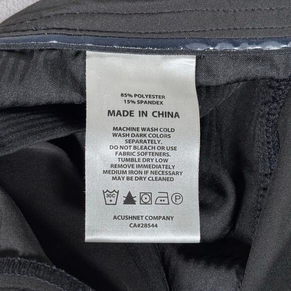 FootJoy Men’s Golf Shorts W40 Black Stretch Performance Moisture Wicking FJ - Picture 7 of 8